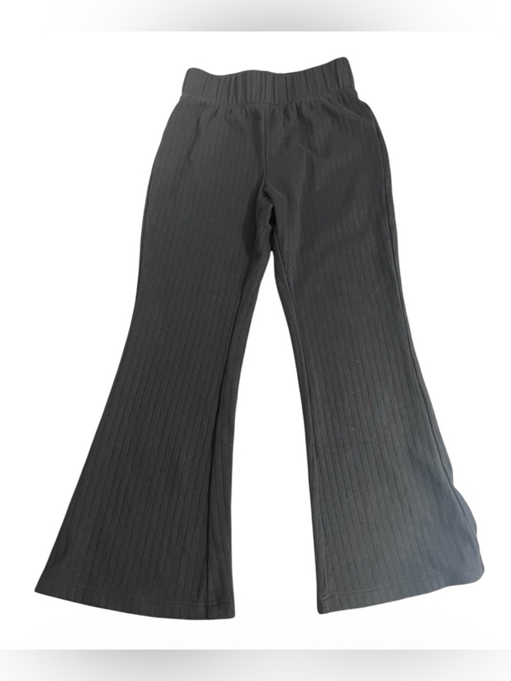 Gap Kids Ribbed Flare Pants – Black – XS (4-5) 🖤